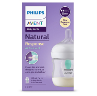 PHILIPS AVENT Fľaša Natural Response s ventilom AirFree 125 ml, 0m+
