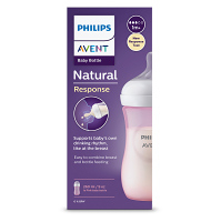 PHILIPS AVENT Fľaša Natural Response 260 ml, 1m+, ružová