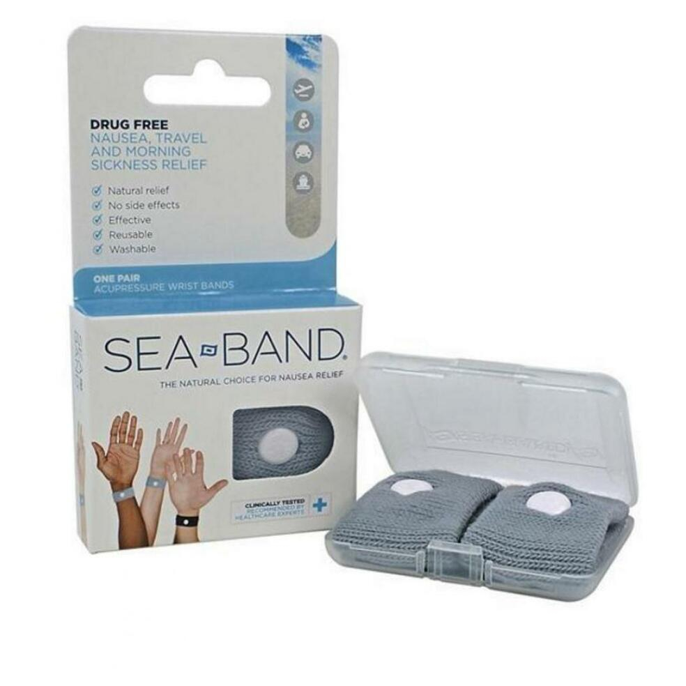 SEA BAND akupresúrne náramky pre dospelých proti nevoľnosti 2 ks