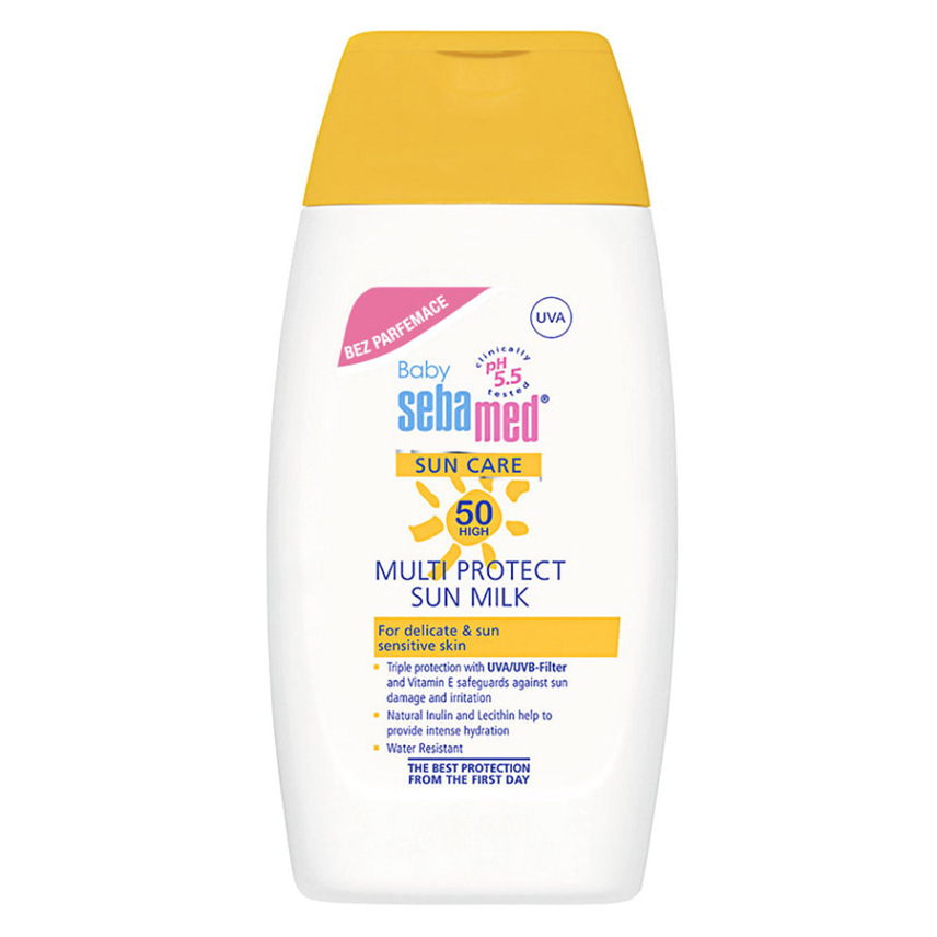 SEBAMED Baby Opaľovacie mlieko OF 50+ bez parfumu 200 ml