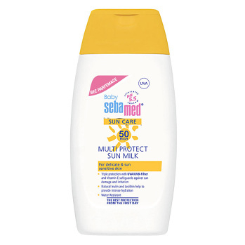 SEBAMED Baby Opaľovacie mlieko OF 50+ bez parfumu 200 ml (Opaľovacie krémy)