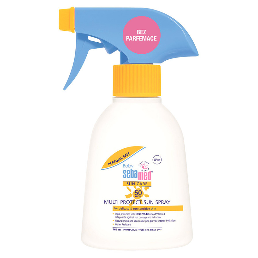 SEBAMED Baby Opaľovací sprej OF 50 bez parfumu 200 ml