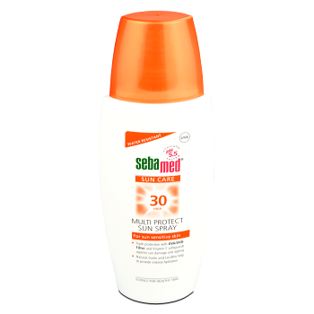 SEBAMED Opaľovacie mlieko -spray SPF 30 150 ml (Opaľovacie mlieka) - Vodeodolné