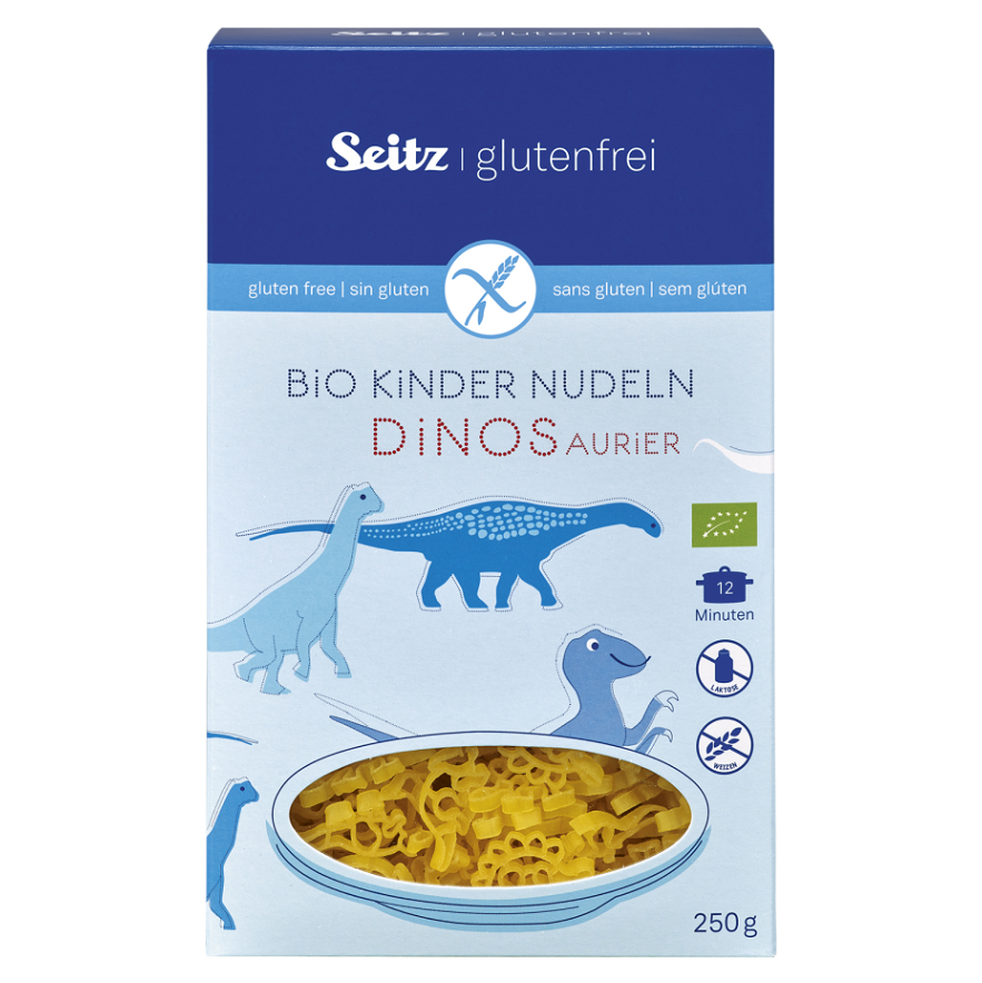 E-shop SEITZ Cestoviny detské Dino bez lepku BIO 250 g