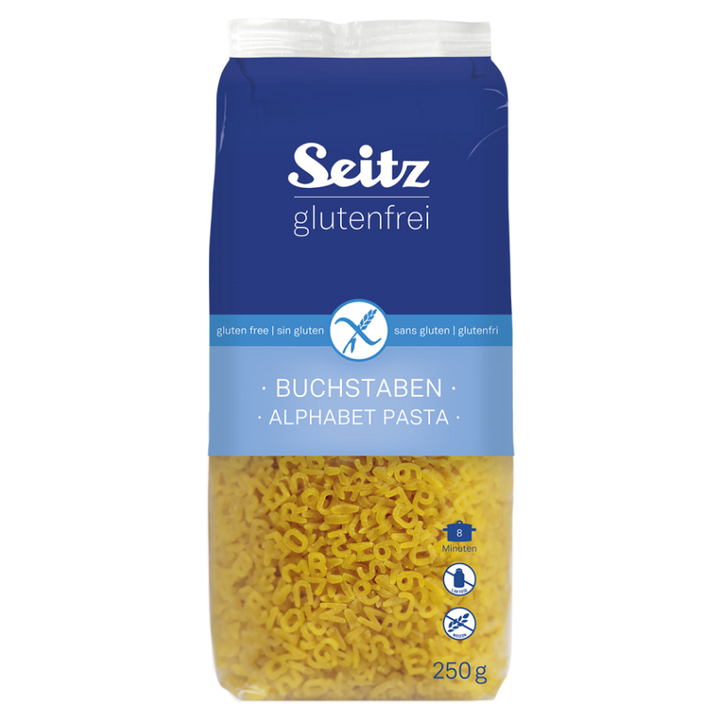 E-shop SEITZ Cestoviny písmenká bez lepku 250 g