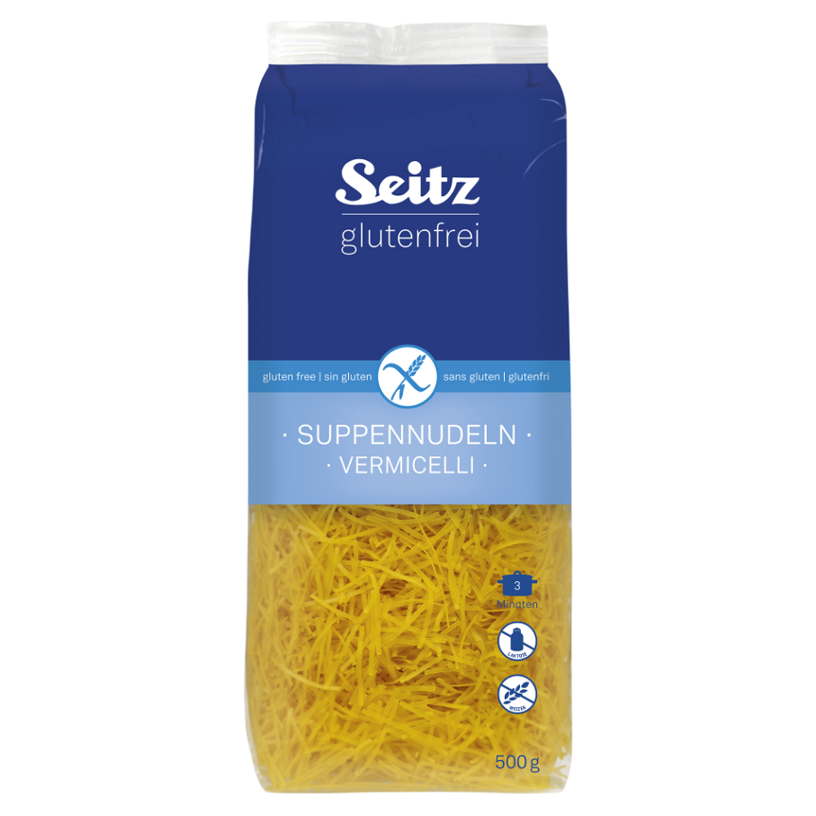 E-shop SEITZ Cestoviny Vermicelli polievkové rezance bez lepku 500 g
