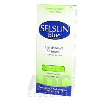 SELSUN BLUE ŠAMPÓN 1% DUAL ACTION pre všetky typy vlasov 200 ml