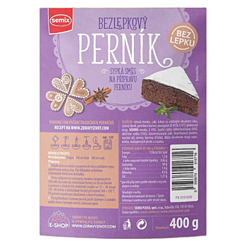 SEMIX Bezlepkový perník 400 g (Bezlepkové zmesi)