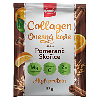 SEMIX Ovsená kaša s kolagénom s pomarančom a škoricou so sladidlom 55 g