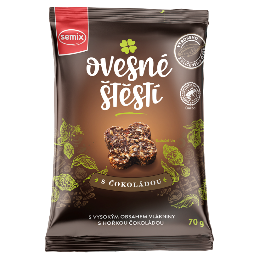 SEMIX Ovsené šťastie s čokoládou bez lepku 70 g