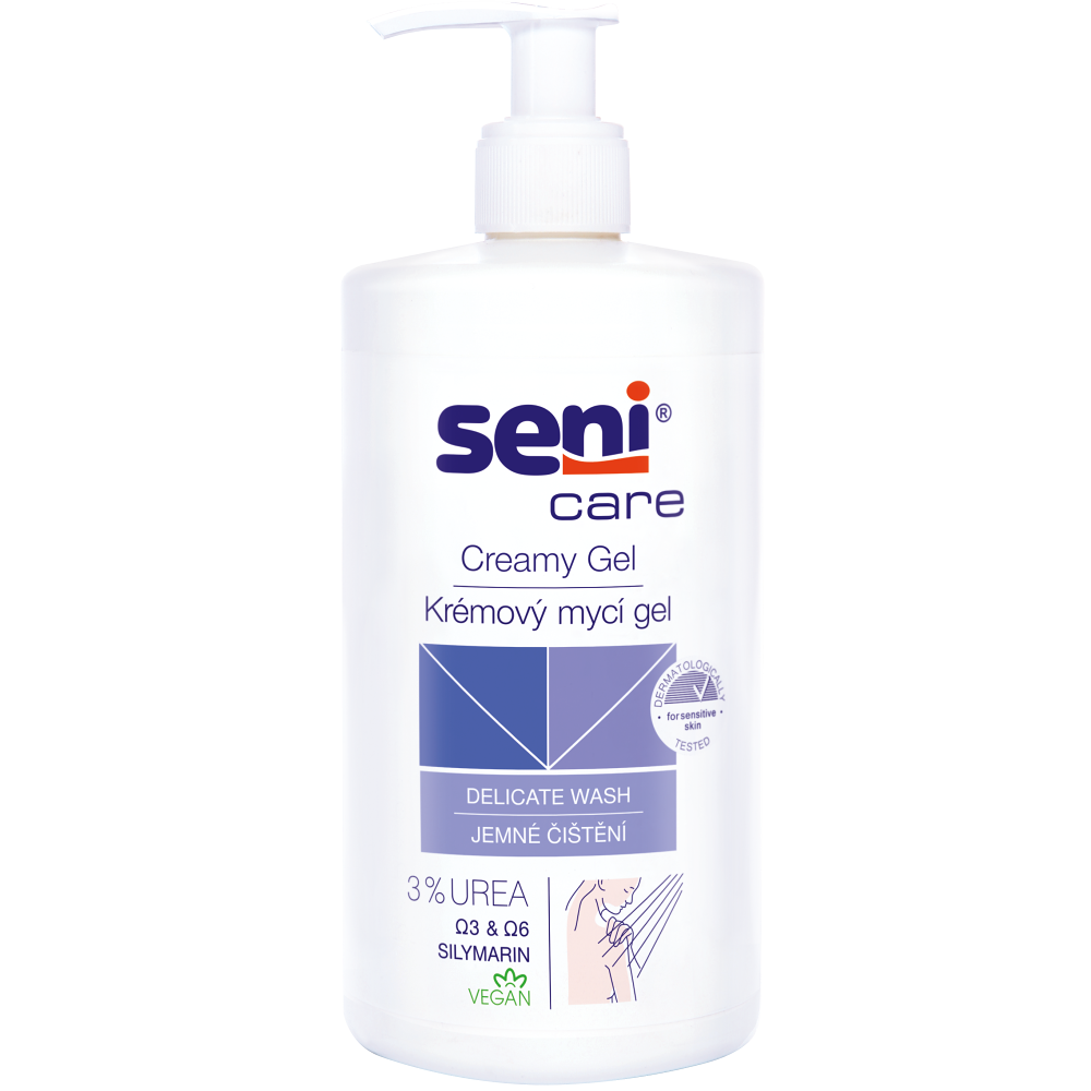 SENI Care Krémový umývací gél s 3% ureou 500 ml
