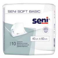 SENI Soft basic absorpčné podložky 2 kvapky 60 x 40 cm 10 kusov
