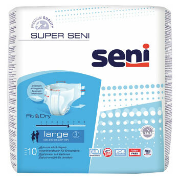 Inkontinenčné plienkové nohavice Super Seni Air Large / 10ks