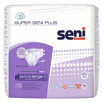 SENI Inkontinenční plenkové kalhotky Super Seni Plus Air Extra L10 kusů