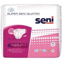 Seni Super Quatro Medium 10ks inkontinenčné plienkové nohavičky