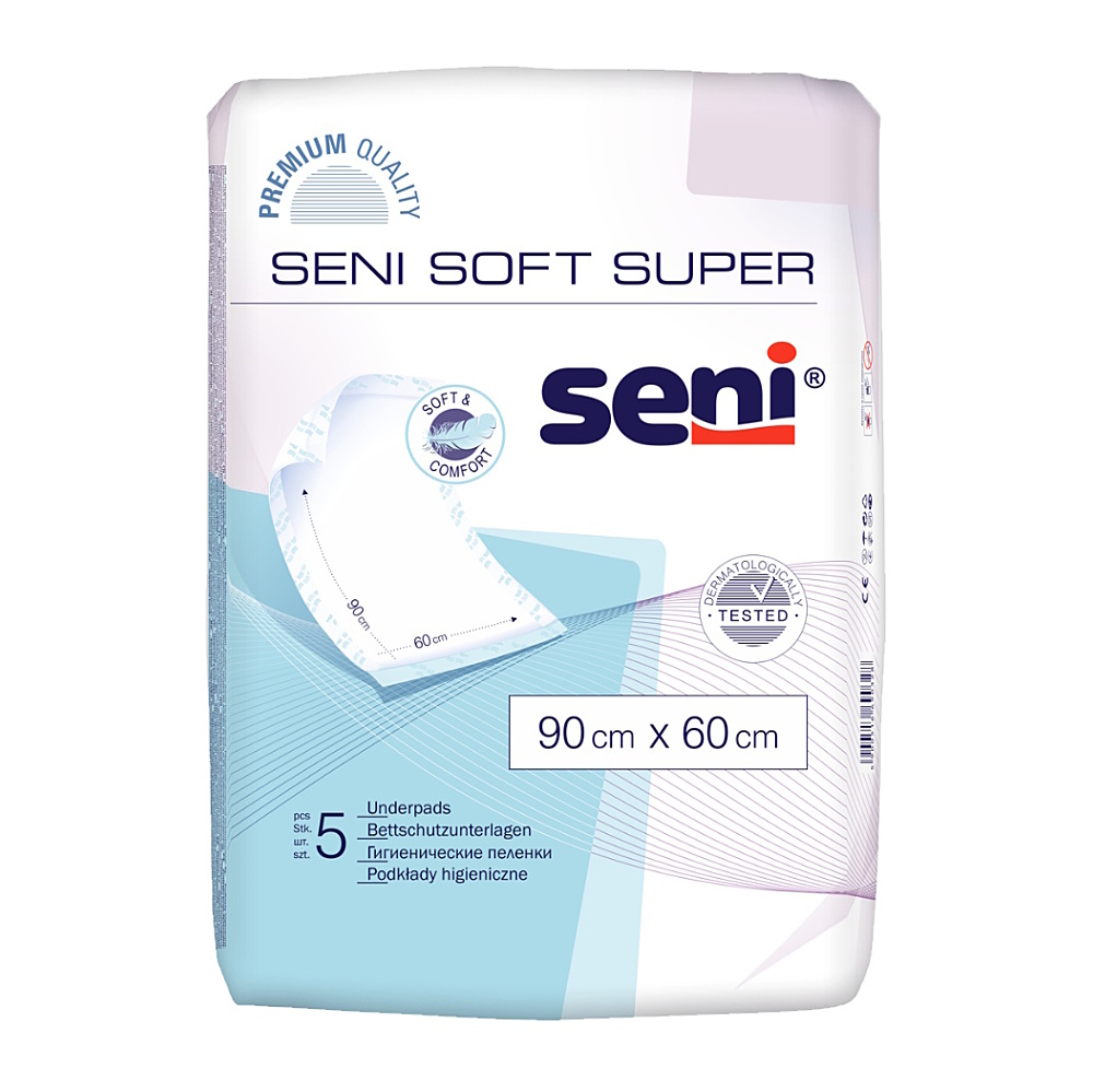 E-shop Podložky absorpčné Seni Soft 60x90cm 5ks