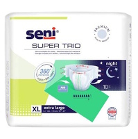SENI Super Trio inkontinenčné plienkové nohavičky s páskami XL 10 ks