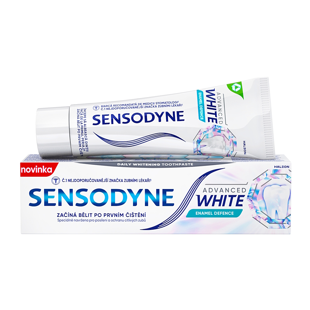 SENSODYNE Advance white enamel defence zubná pasta 75 ml
