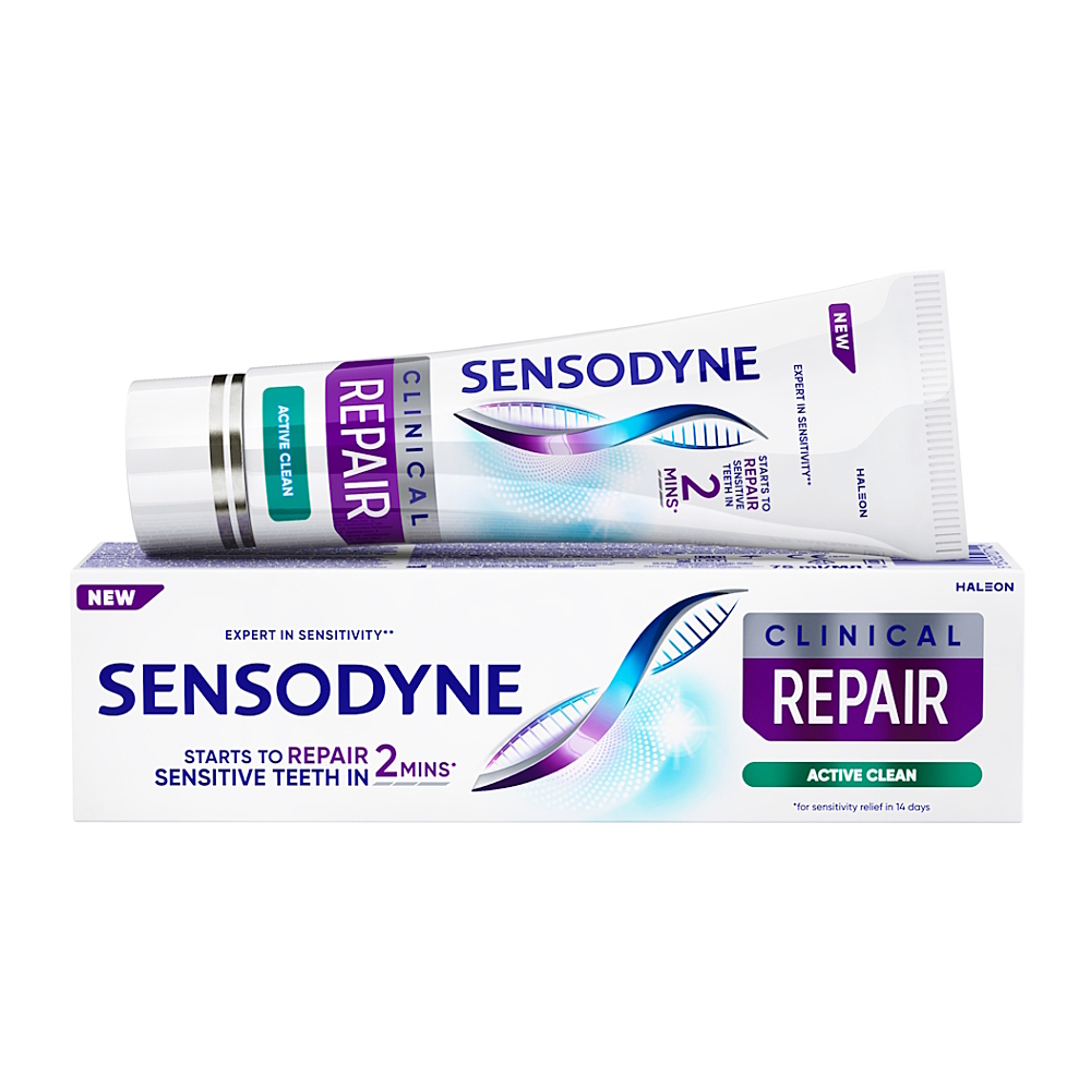 SENSODYNE Clinical Repair Active Clean Zubná pasta 75 ml
