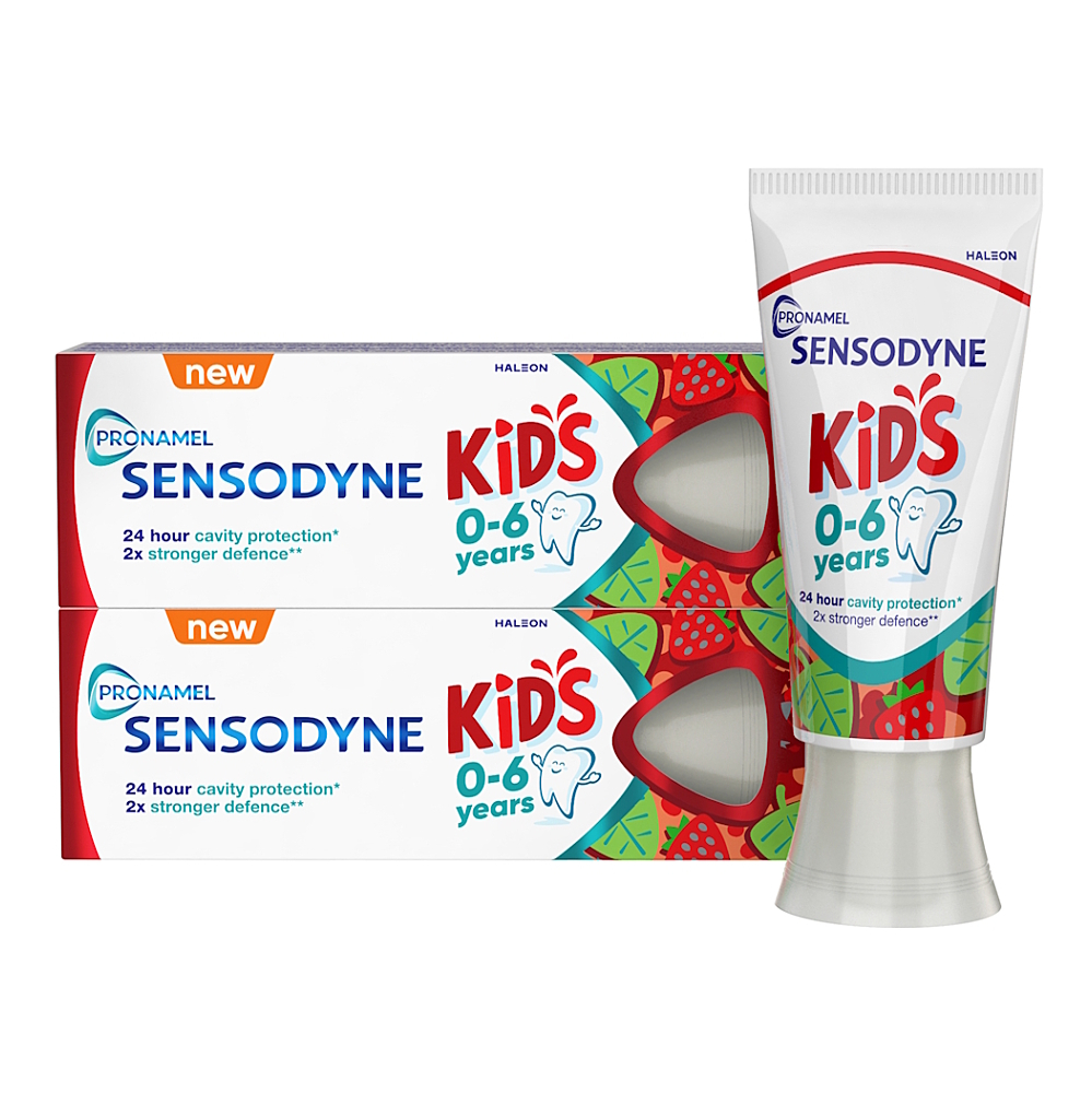 SENSODYNE Kids zubná pasta pre deti 0-6 rokov 2 x 50ml