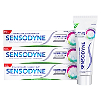 SENSODYNE Kompletní ochrana Whitening Zubná pasta 3 x 75 ml