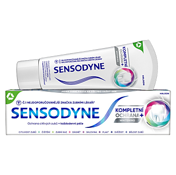 SENSODYNE Kompletná ochrana zubná pasta 75 ml (Zubné pasty na citlivé zuby a ďasná) - Klasické, Ochranný, Upokojujúci, Ošetrujúci, Antibakteriálne