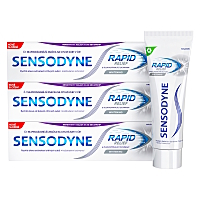 SENSODYNE Rapid Whitening Zubná pasta 3 x 75 ml