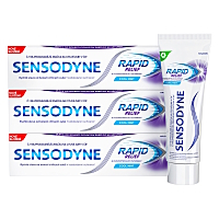 SENSODYNE Rapid Zubná pasta 3 x 75 ml