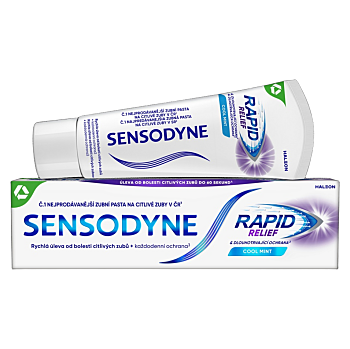 SENSODYNE Zubná pasta Rapid 75 ml, (Zubné pasty na citlivé zuby a ďasná) - Klasické