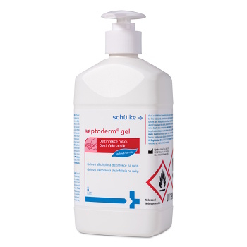 SEPTODERM Gél 500 ml s dávkovačom (Dezinfekcia, sterilizácia)