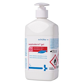 SEPTODERM Gél 500 ml s dávkovačom (Dezinfekcia, sterilizácia)