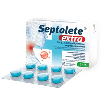 SEPTOLETE Extra eukalyptus 3 mg/1 mg pastilky 16 ks