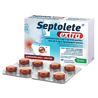 SEPTOLETE Extra s príchuťou kola 16 pastiliek