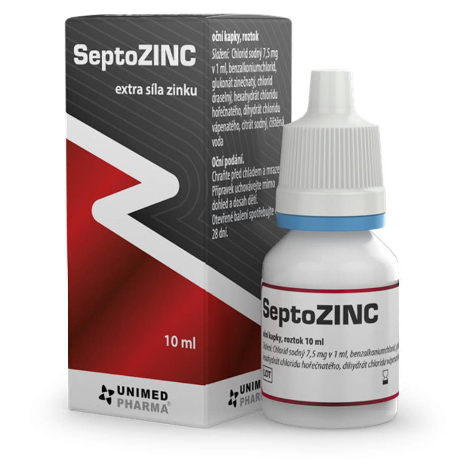 SEPTOZINC očná roztoková instilácia 10 ml
