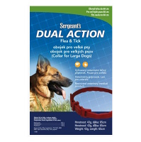 SERGEANT´S Dual Action antiparazitný obojok pre veľké psy 65 cm