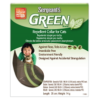 SERGEANT´S Green repelentný obojok pre mačky 35 cm 1 kus