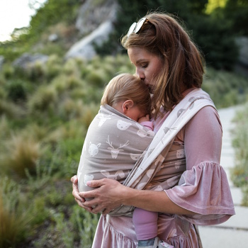 SESTRICE Dreamers natur šatka šedá 0m+ veľkosť 5 (Detské nosiče)
