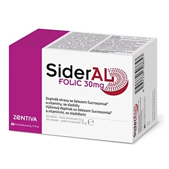 SIDERAL Folic 30 mg 20 sáčkov (Železo)