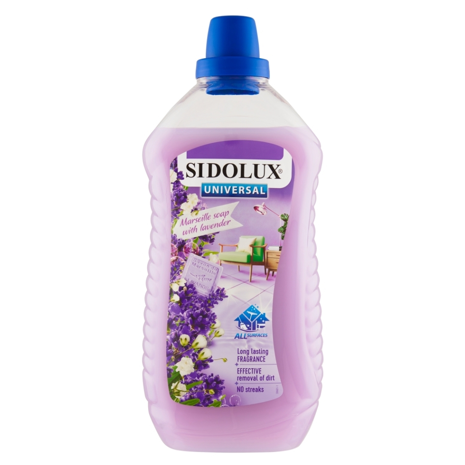 E-shop SIDOLUX Universal Marseille Soap with Lavender prostriedok na umývanie všetkých umývateľných povrchov 1l