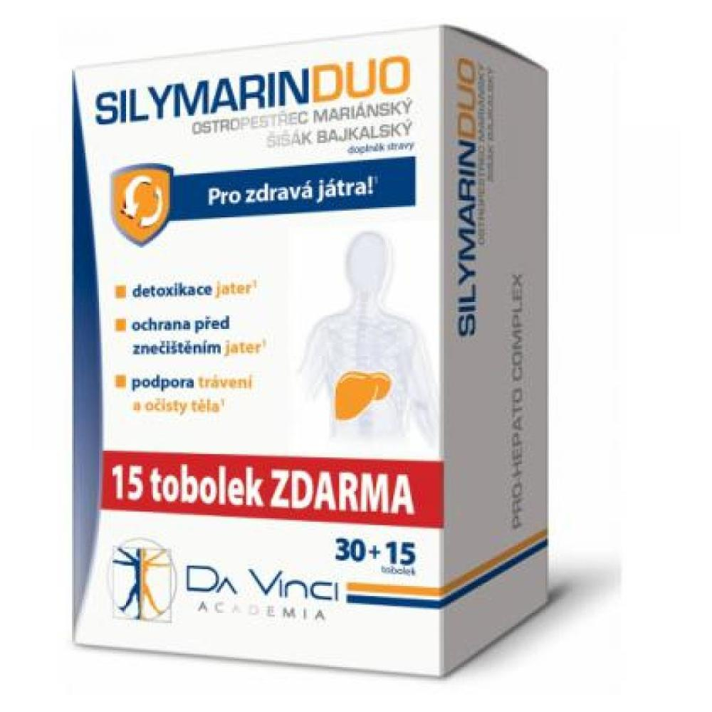 DA VINCI ACADEMIA Silymarín Duo 30 + 15 kapsúl ZADARMO kúpite na Mojalekaren.sk