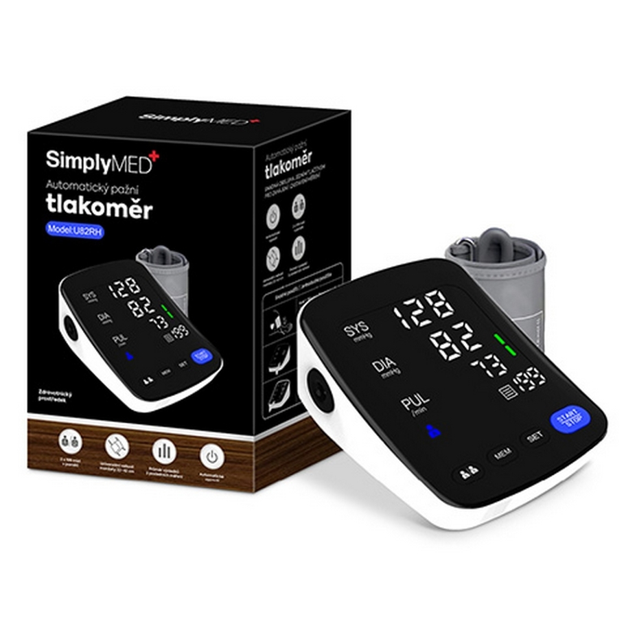 SIMPLYMED Automatický ramenný digitálny tlakomer U82RH kúpite na Mojalekaren.sk