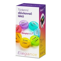 SIMPLYMED Dávkovač liekov týždenná elegancia