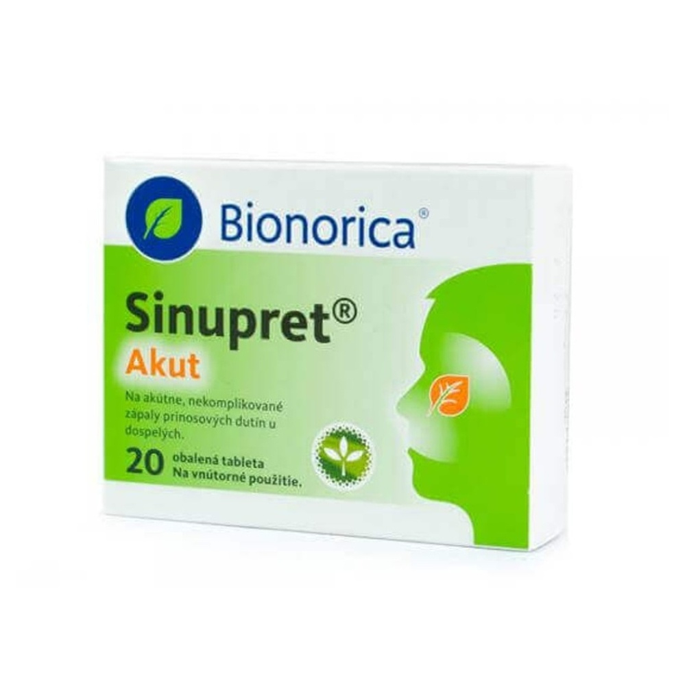 E-shop SINUPRET Akut 20 tabliet