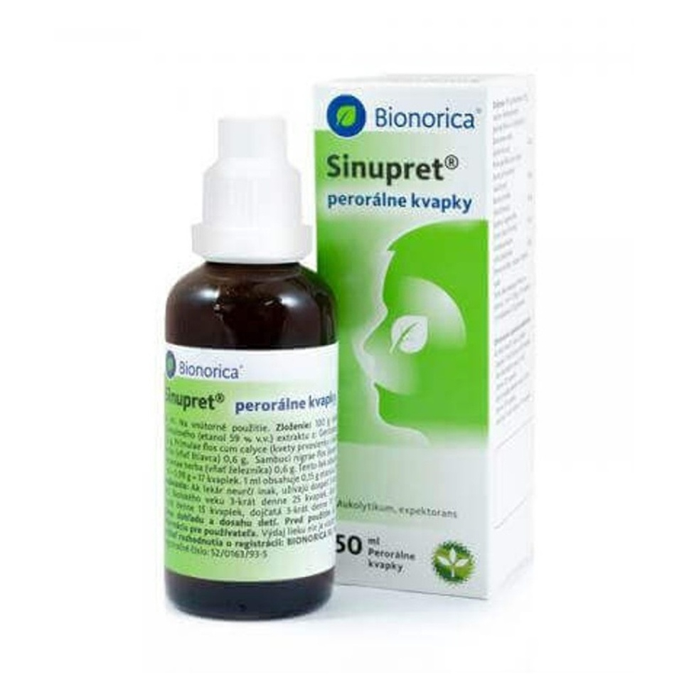 SINUPRET perorálne kvapky 50 ml kúpite na Mojalekaren.sk