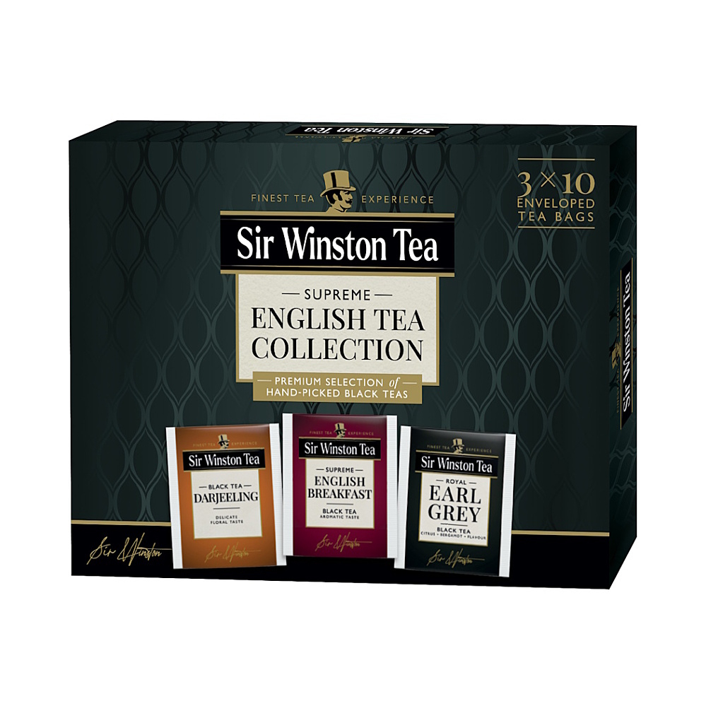 SIR WINSTON English tea collection čiernych čajov 3 x 10 sáčkov
