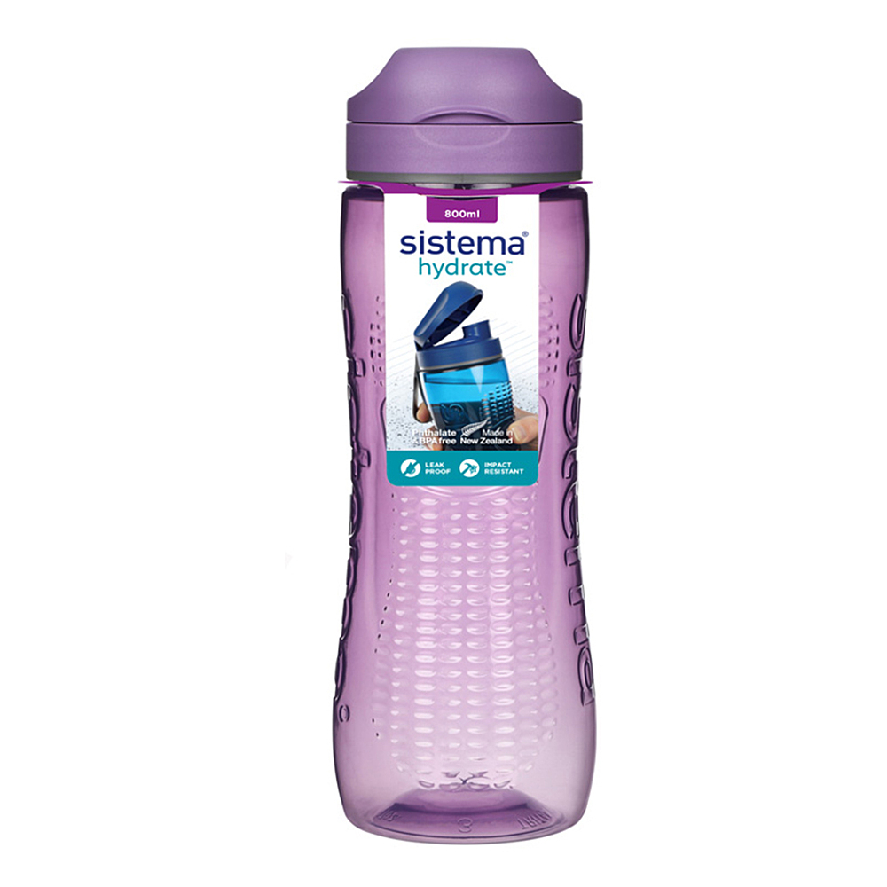 E-shop SISTEMA Hydrate Fľaša Active Flip Top fialová 800 ml