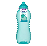 SISTEMA Hydrate Fľaša Squeeze Twist ‘n’ Sip zelená 460 ml