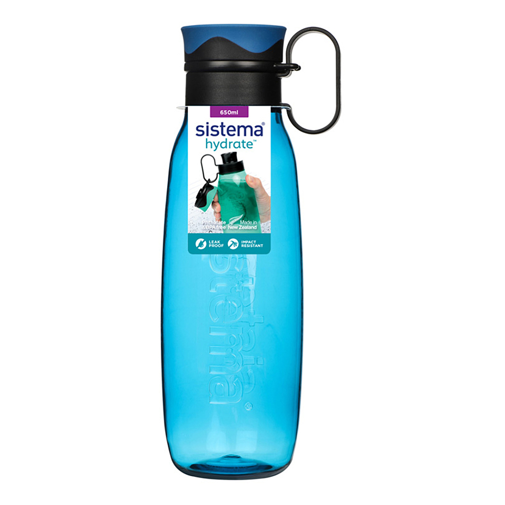 E-shop SISTEMA Hydrate Tritan fľaša Traverse modrá 650 ml