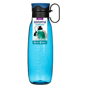 SISTEMA Hydrate Tritan fľaša Traverse modrá 650 ml (Fľaše pre športovcov)
