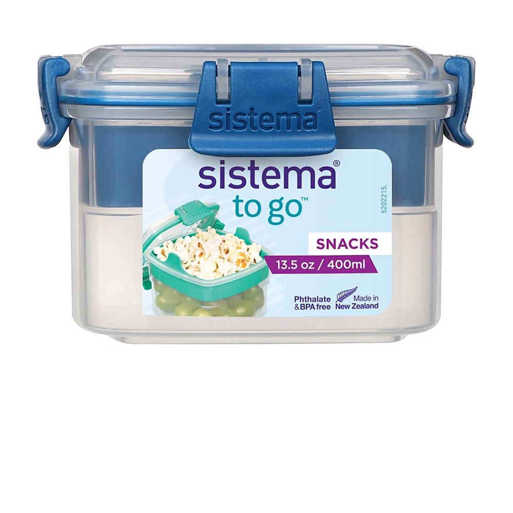 E-shop SISTEMA To go krabička s miskou modrá 400 ml